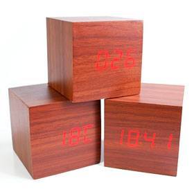 gadgetsbestellen.nl - Mini Wooden Alarm Clock